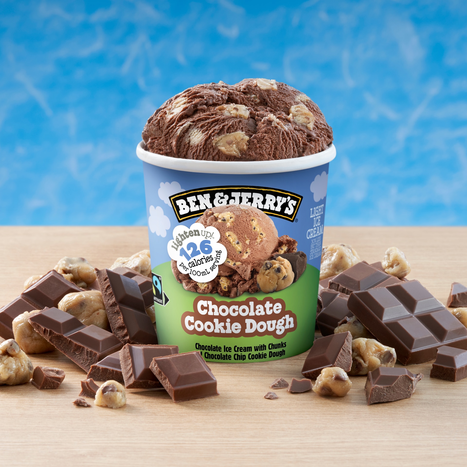 Lighten Up Chocolate Cookie Dough Lighten Up! Tub