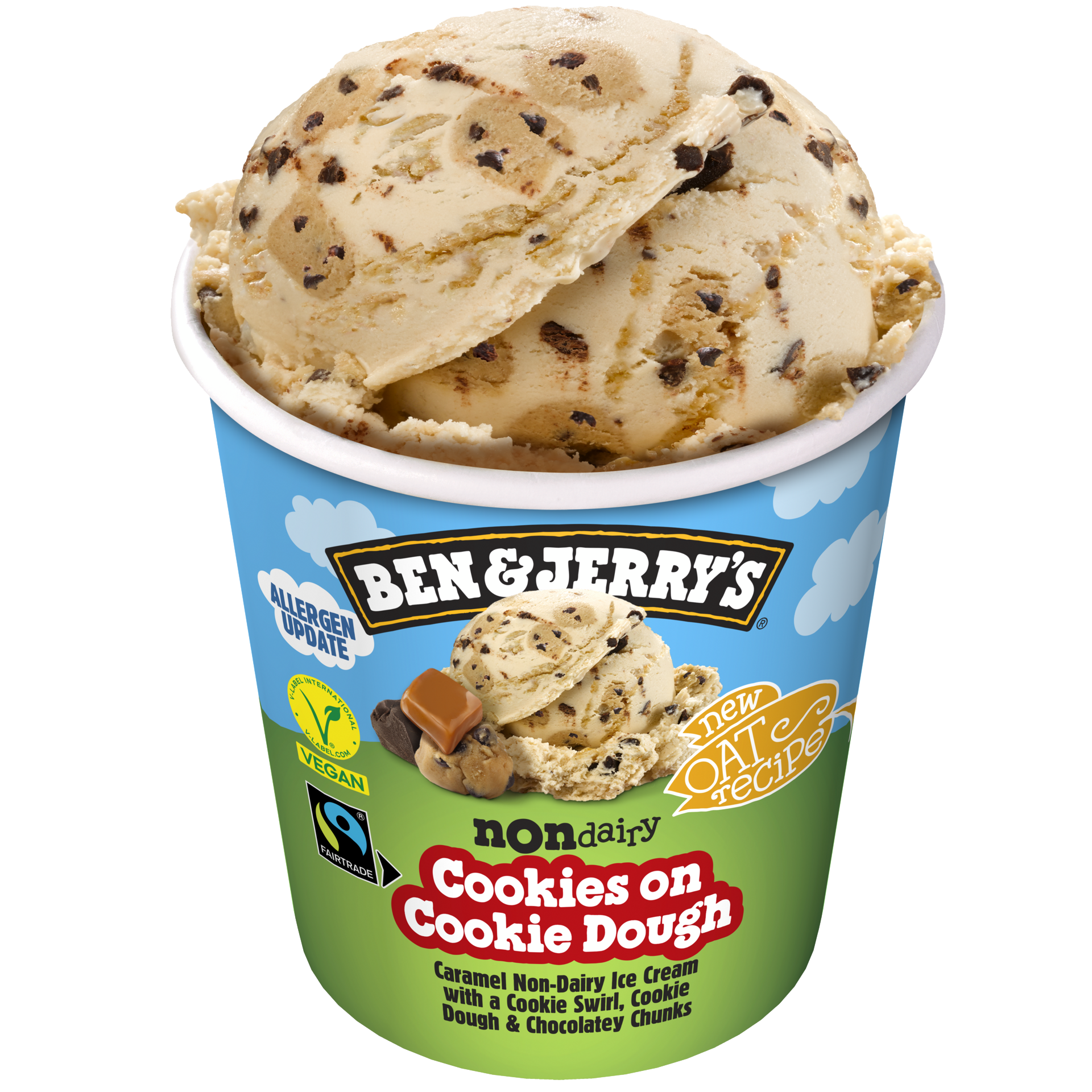 Cookies on Cookie Dough Non-Dairy Oat Tub