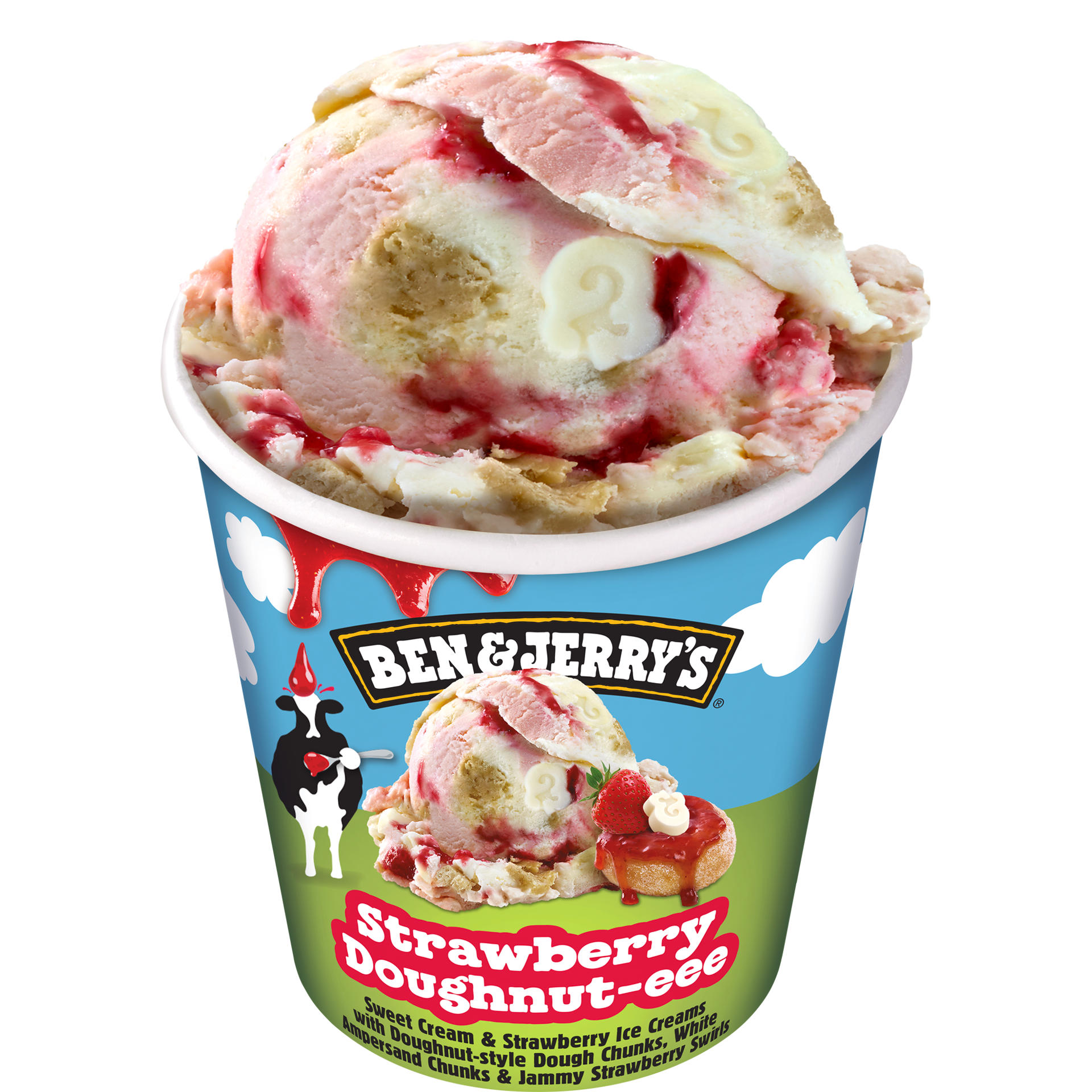 Strawberry Doughnut-eee Original Ice Cream Tub