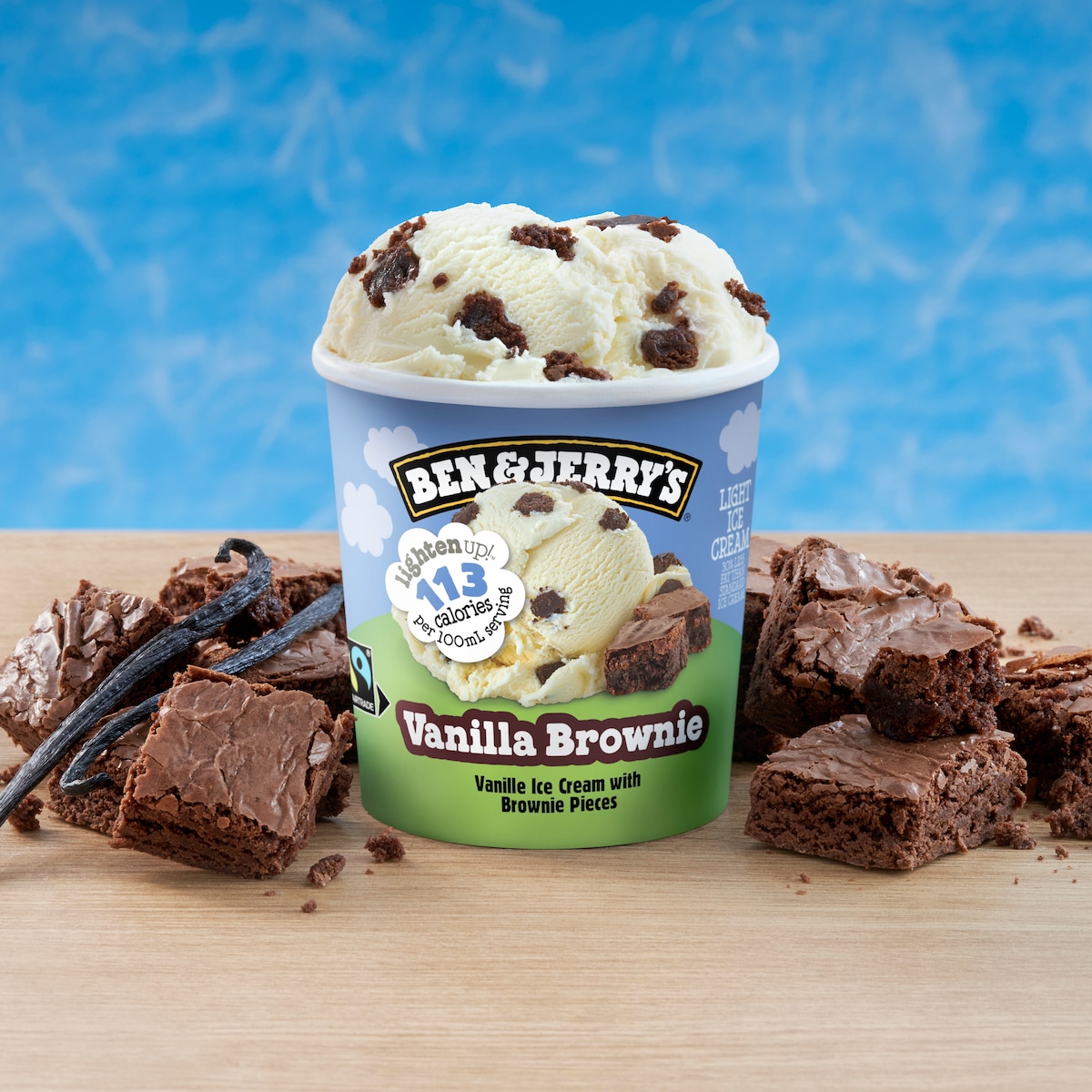Vanilla Brownie Lighten Up - Pint 1 / 3