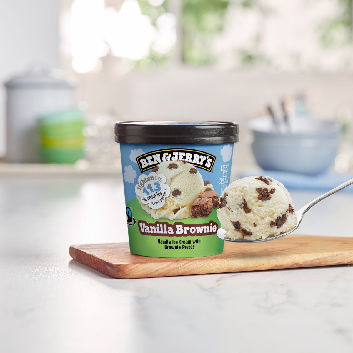 Vanilla Brownie Lighten Up - Pint 2 / 3