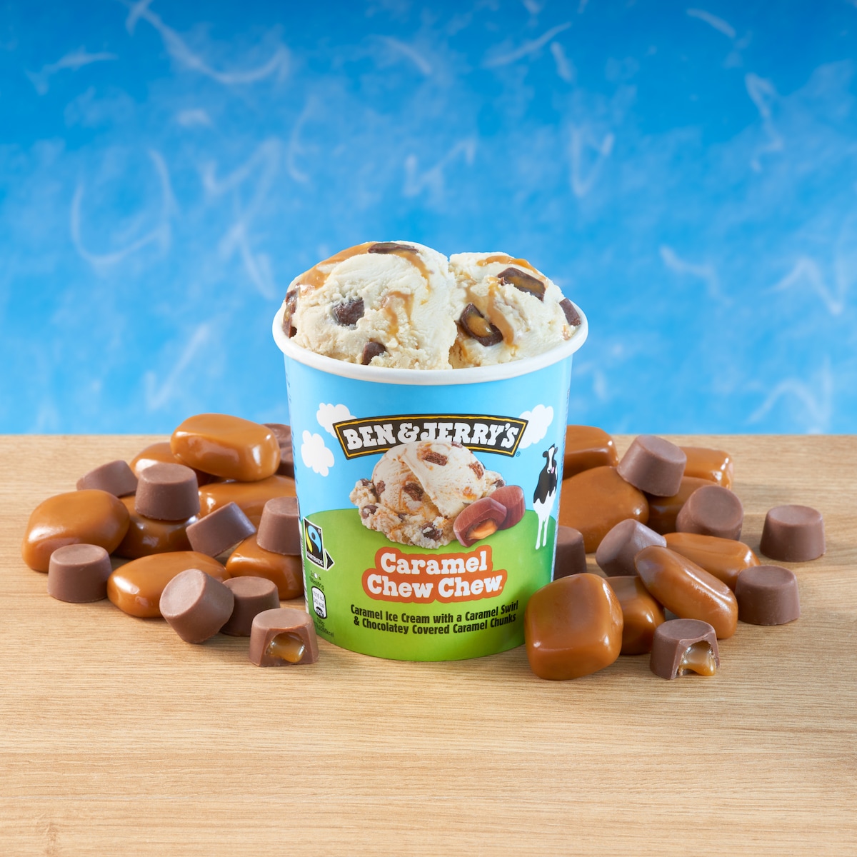 Caramel Chew Chew Ice Cream - Tub 2 / 4