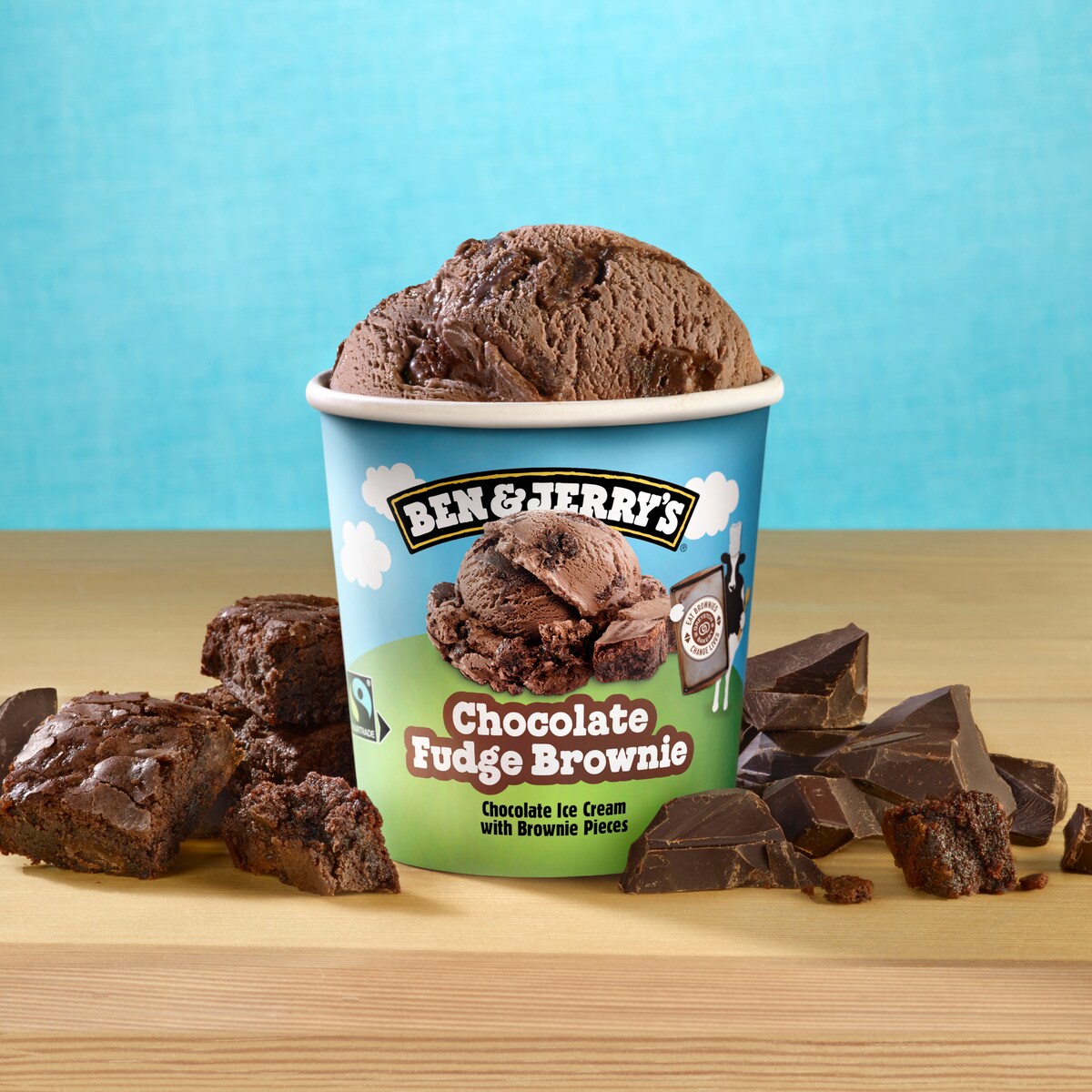 Chocolate Fudge Brownie Ice Cream - Tub 2 / 4