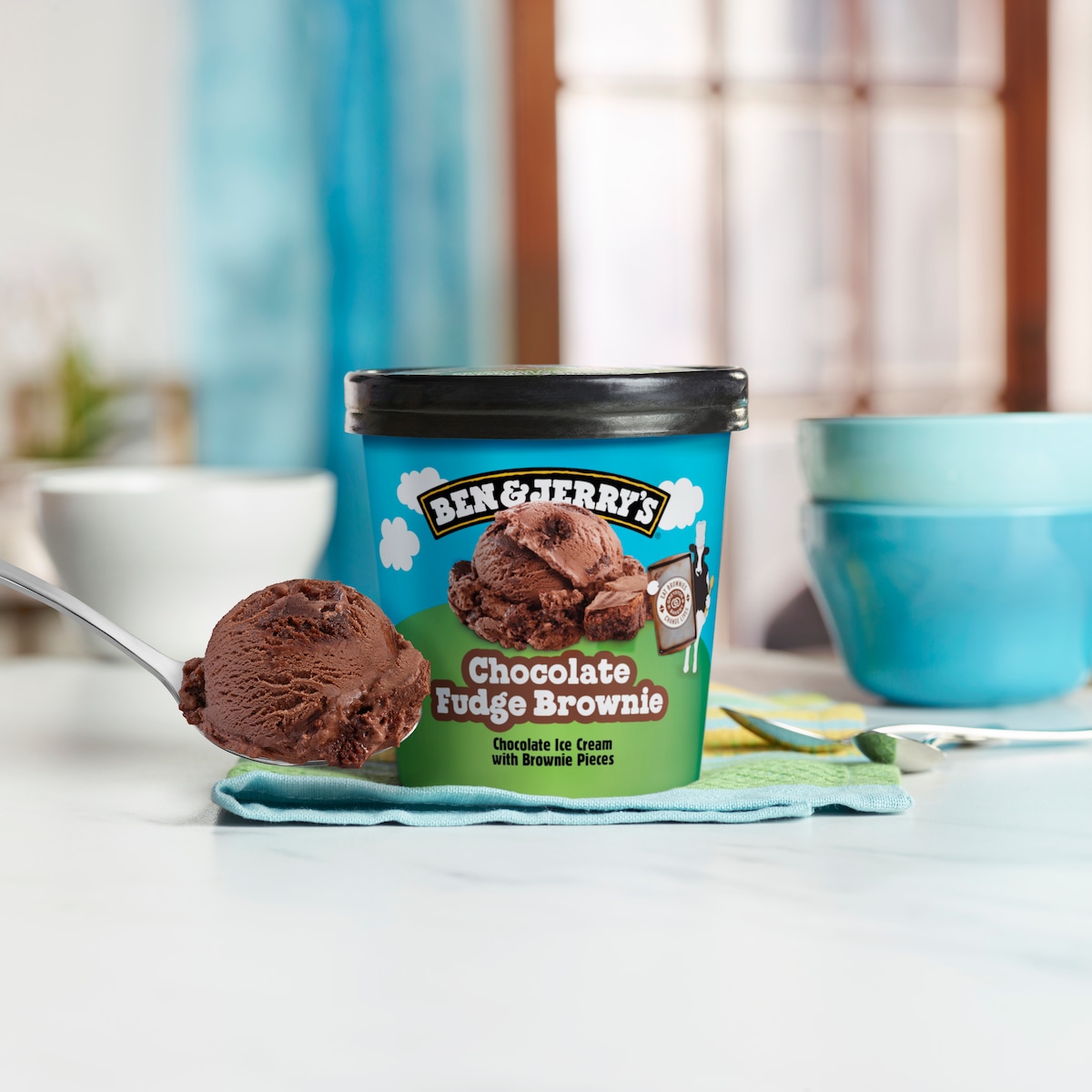 Chocolate Fudge Brownie Ice Cream - Tub 3 / 4