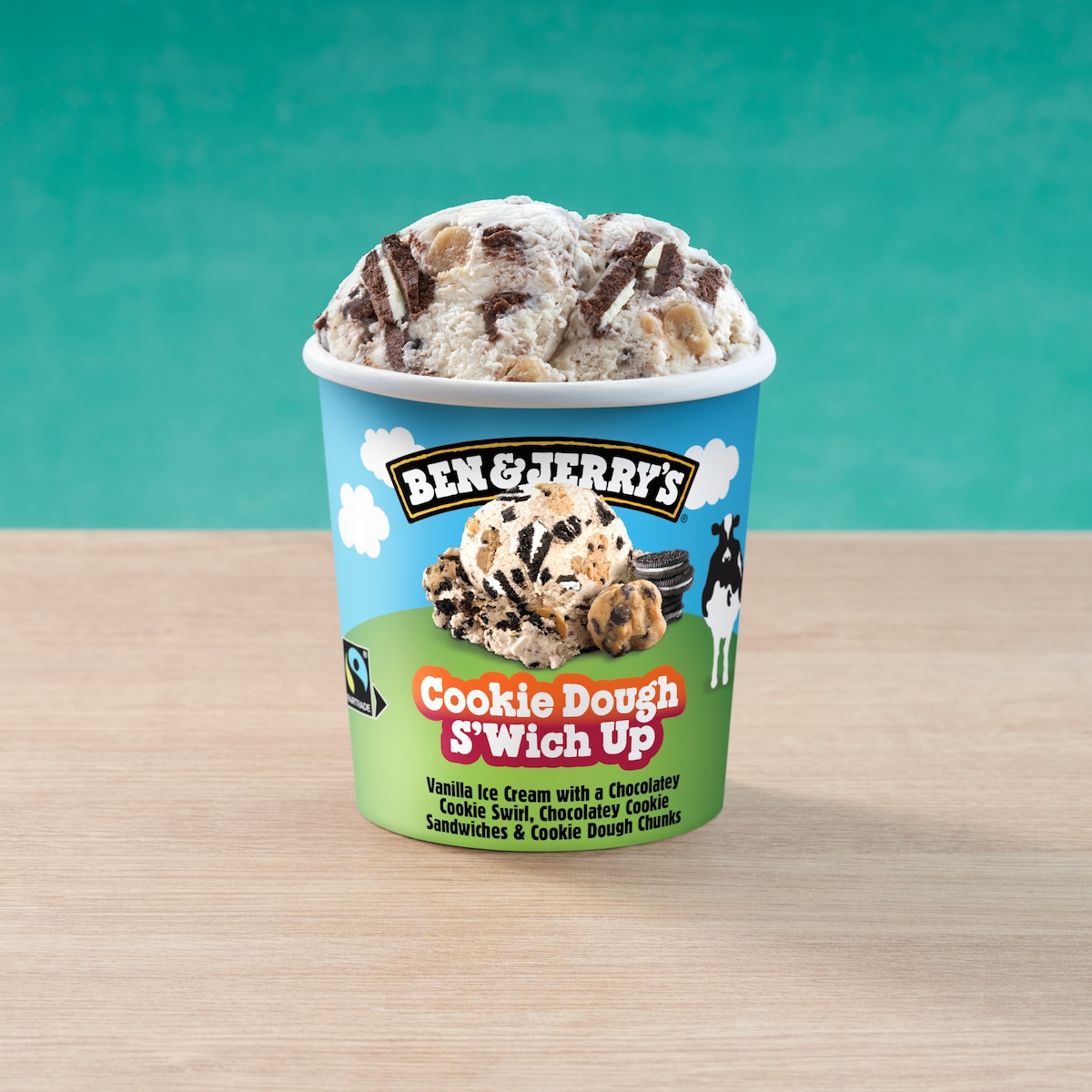 Cookie Dough S'Wich Up Ice Cream - Tub 3 / 4