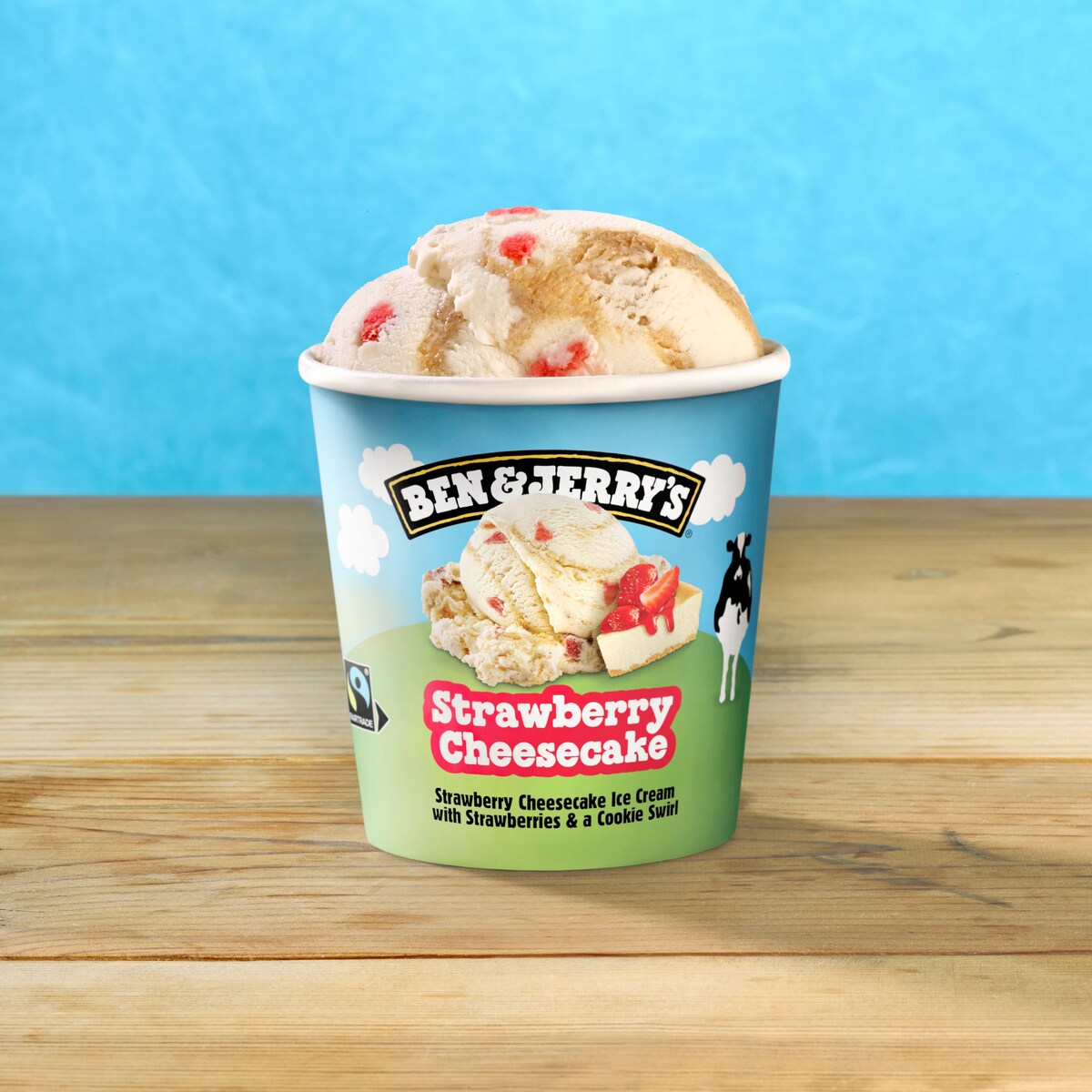 Strawberry Cheesecake Ice Cream - Pint 3 / 4