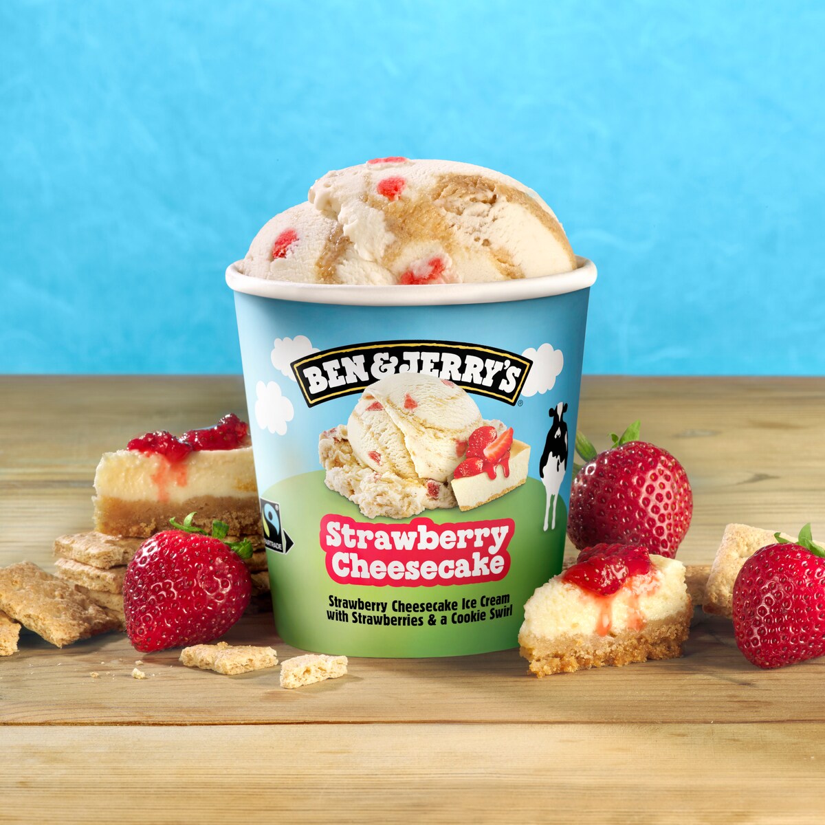 Strawberry Cheesecake Ice Cream - Pint 4 / 4